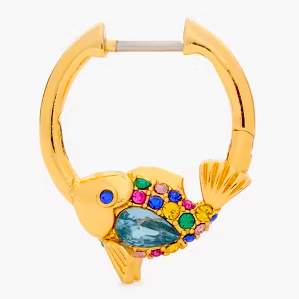 New Kate Spade What A Catch Fish Huggies